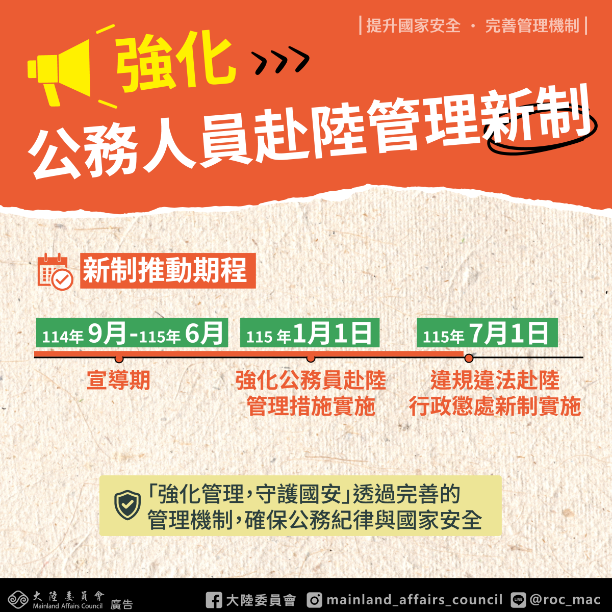 強化公務員赴陸港澳管理機制宣導圖卡3