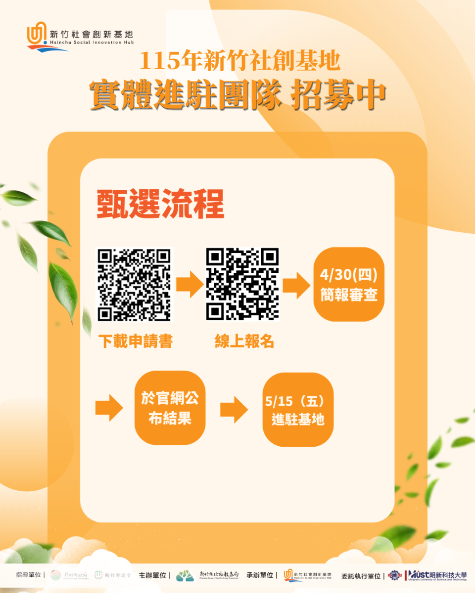 新竹社會創新基地進駐懶人包5